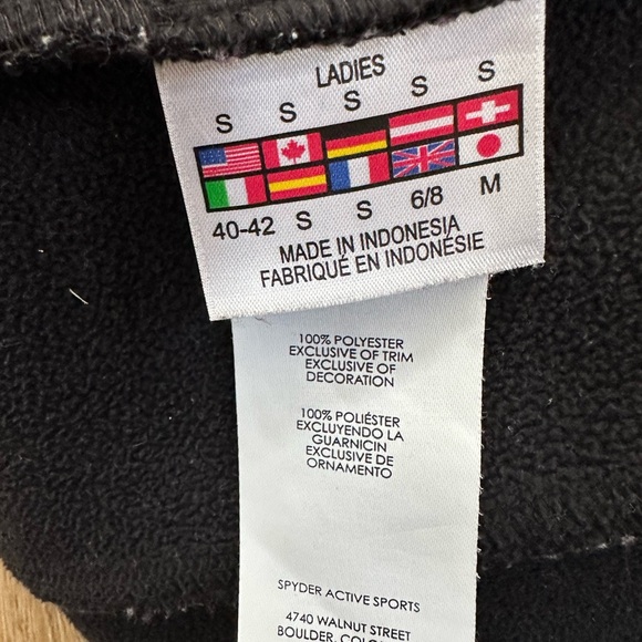 Spyder Black Ski & Snow Jacket Small - Picture 6 of 8